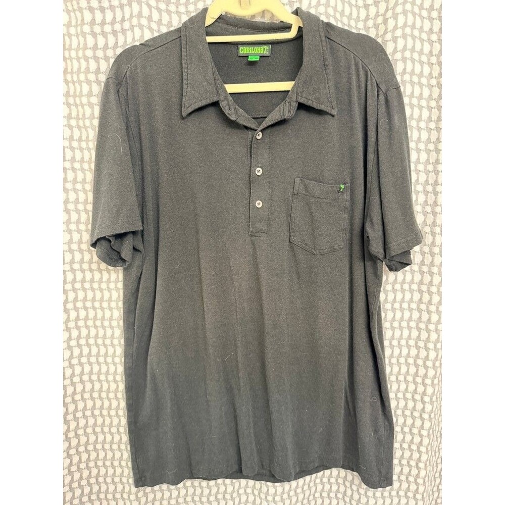 Cariloha Men's Black Polo Shirt - Size XL